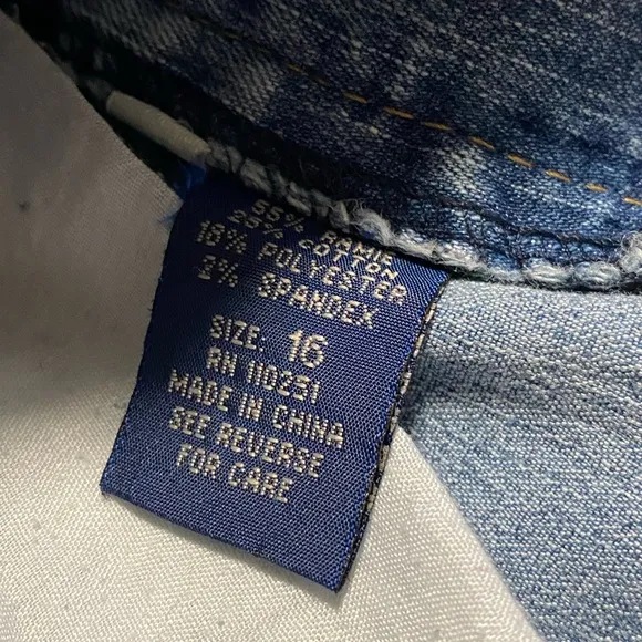 Angels Vintage Y2K Light Wash Rhinestone Sequin Jeans