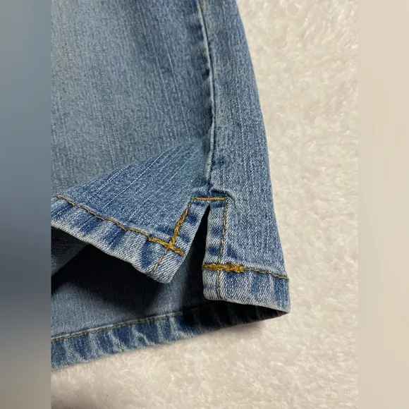 Angels Vintage Y2K Light Wash Rhinestone Sequin Jeans