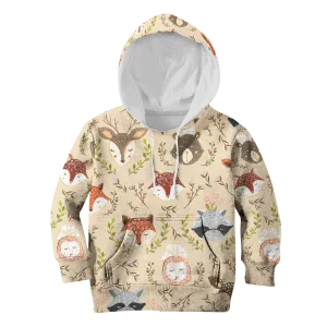 Animals In Spring Custom Cosplay Kid Hoodie
