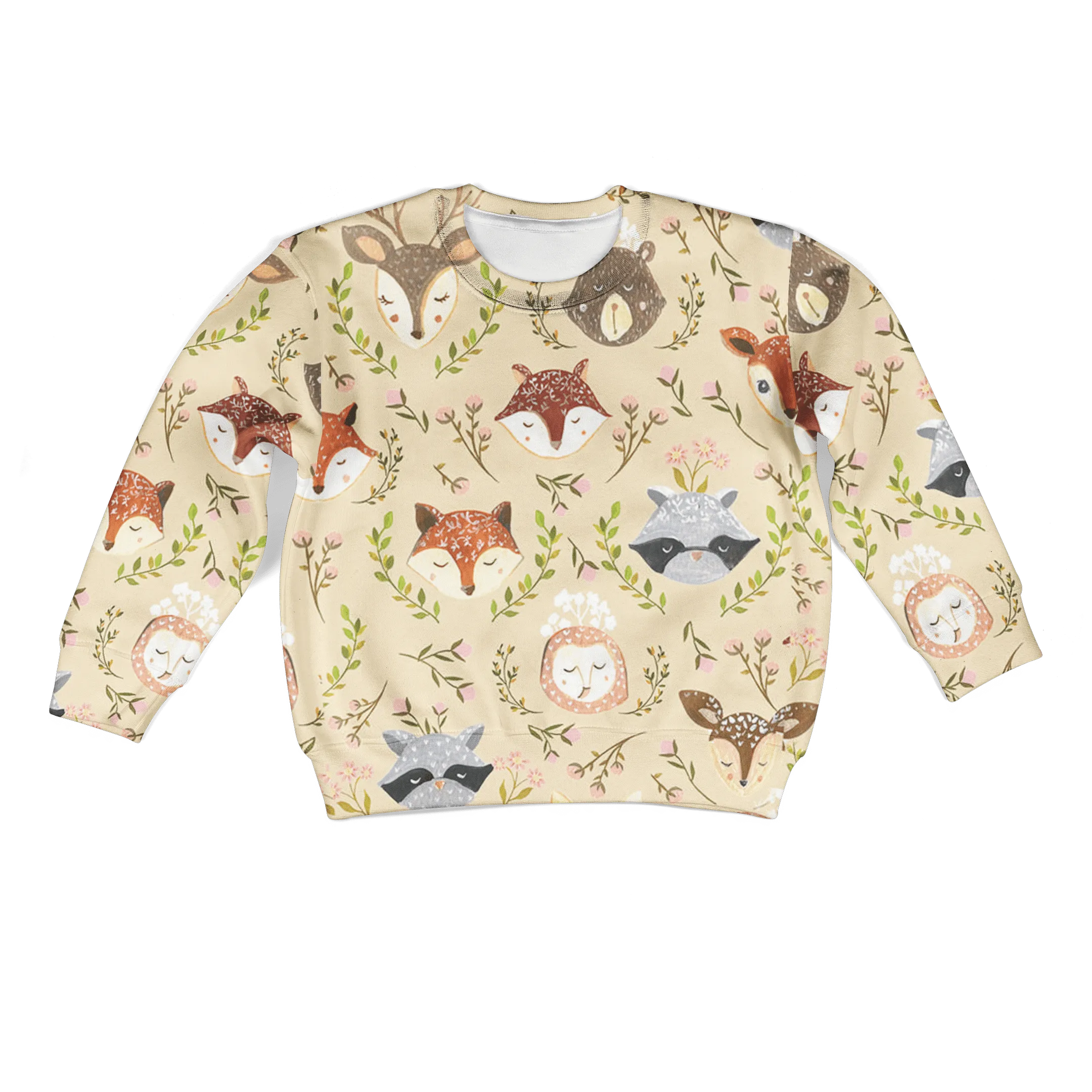 Animals In Spring Custom Cosplay Kid Hoodie