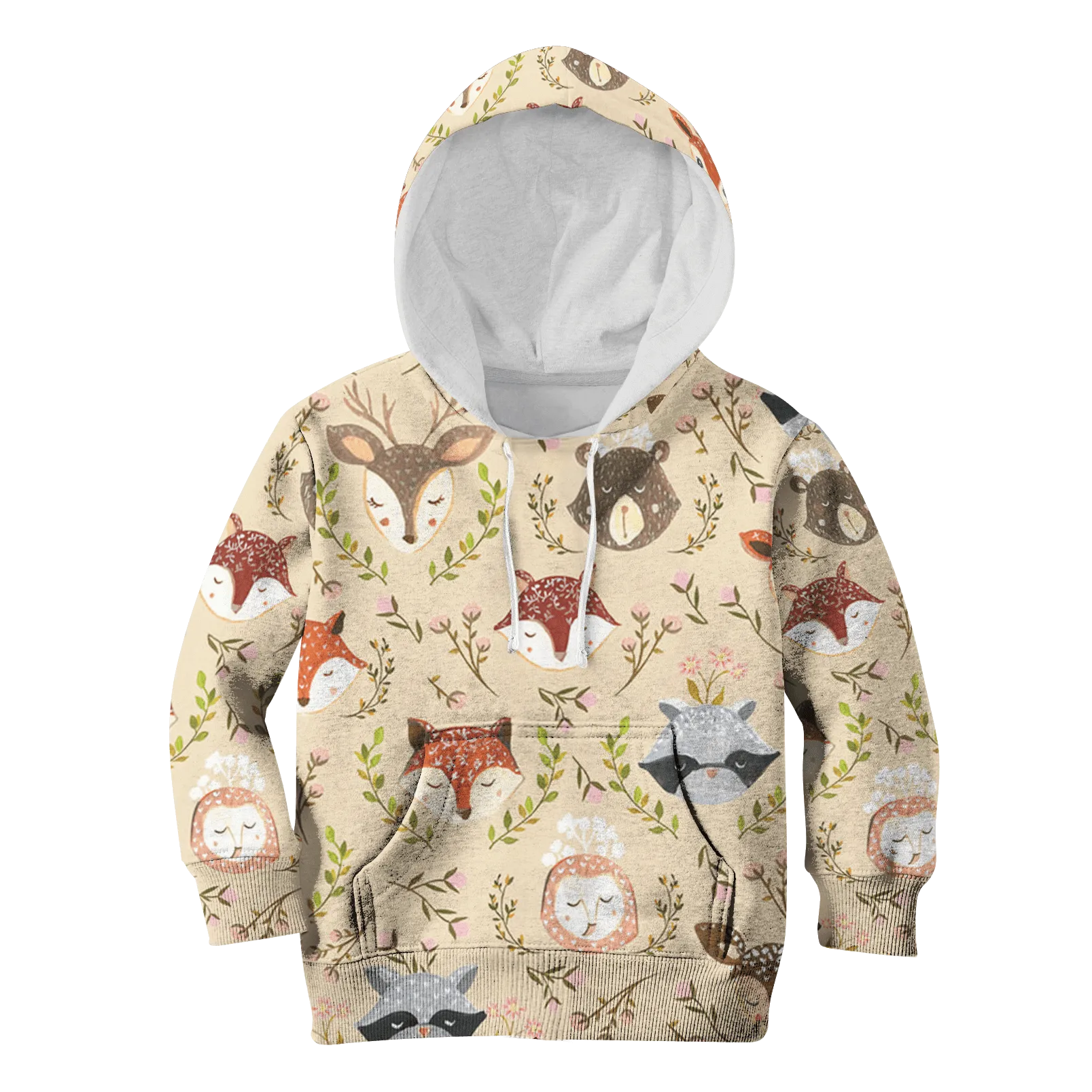 Animals In Spring Custom Cosplay Kid Hoodie