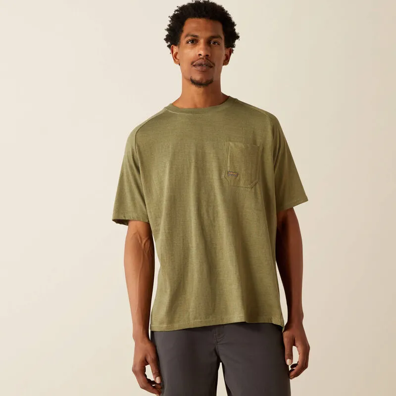 Ariat Men's Rebar Cotton Strong Badge T-Shirt