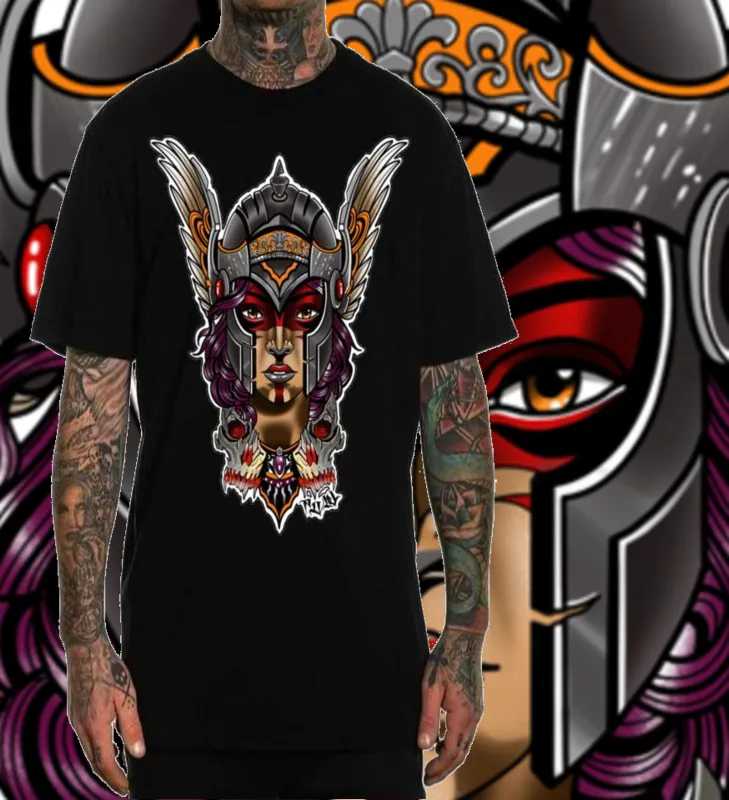 Art Society x Retro Kings VALKYRIE TEE BLACK