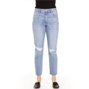 Articles of Society Rene Mid Rise Straight Crop Jeans Light Wash Blue Size 31