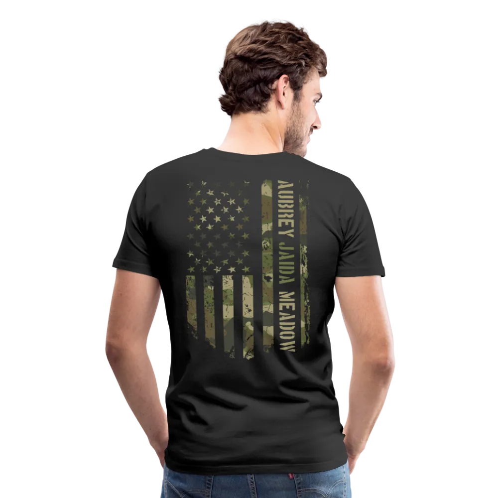 Aubrey Jaida Meadow Girl Dad Army Men's Premium T-Shirt