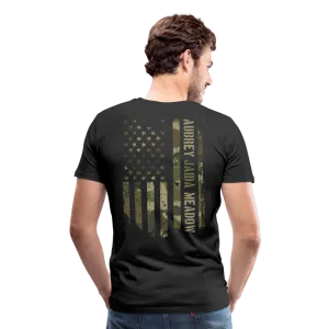 Aubrey Jaida Meadow Girl Dad Army Men's Premium T-Shirt