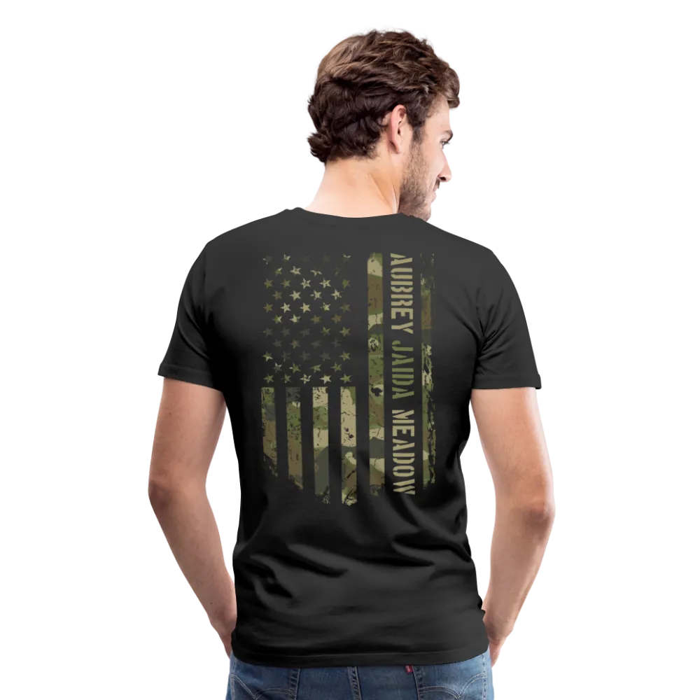 Aubrey Jaida Meadow Girl Dad Army Men's Premium T-Shirt