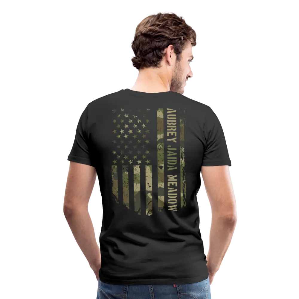 Aubrey Jaida Meadow Girl Dad Army Men's Premium T-Shirt