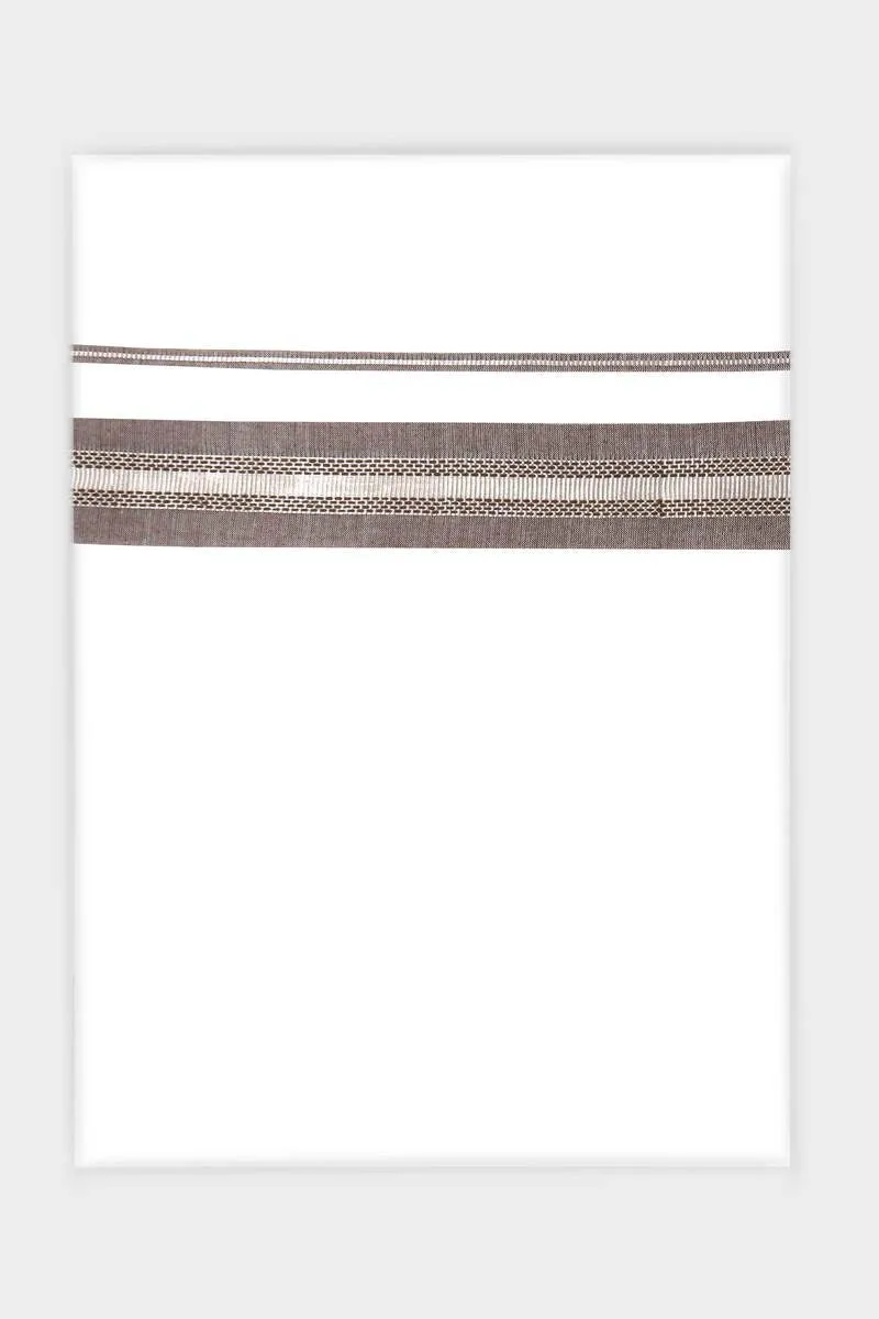 Aylan Yadav - Brown Smooth Cotton Double Layered Dhoti With Fancy Borders | Uathayam