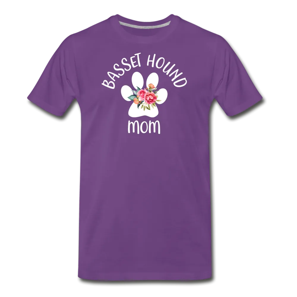 Basset Hound Mom Men's Premium T-Shirt (CK1529)