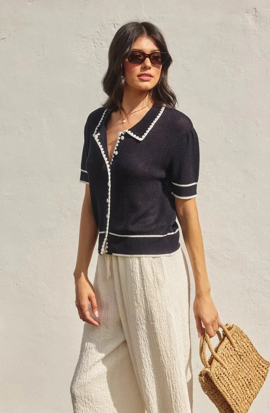 Bay Breeze Knit Top