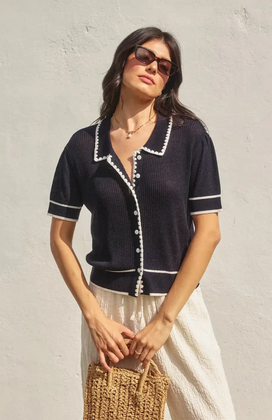 Bay Breeze Knit Top