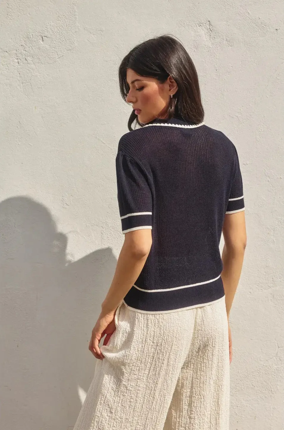 Bay Breeze Knit Top