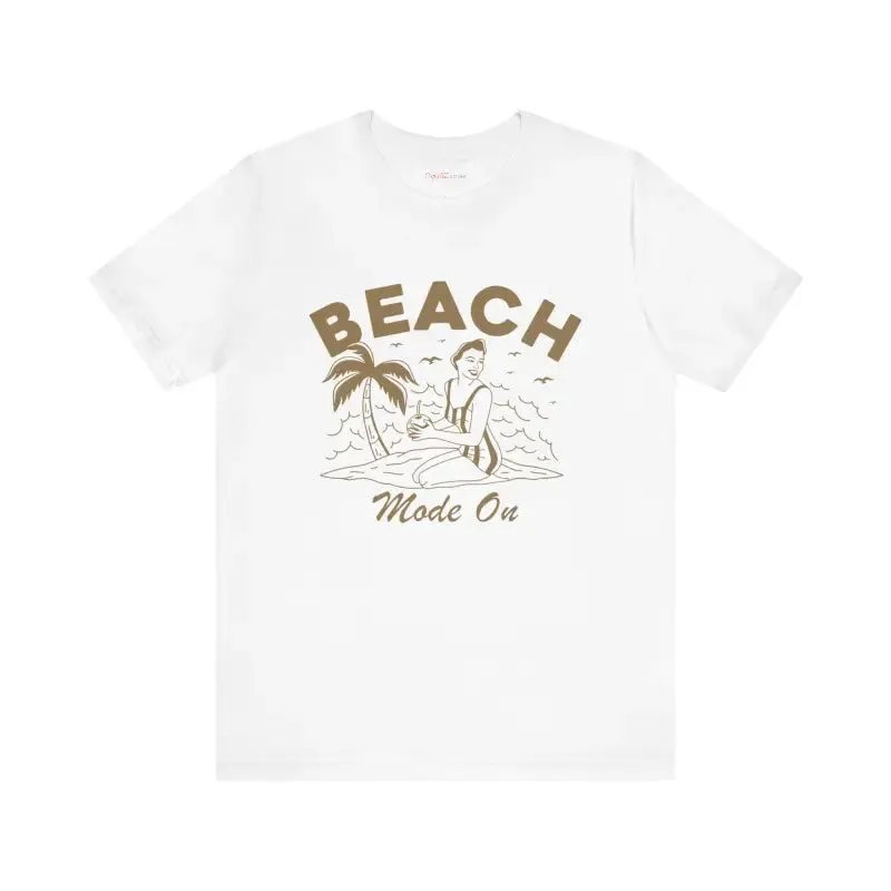 Beach Mode on Ultra Comfy Jersey Short Sleeve Tee