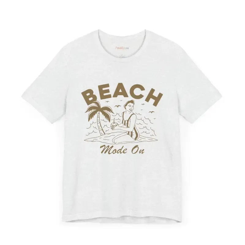 Beach Mode on Ultra Comfy Jersey Short Sleeve Tee