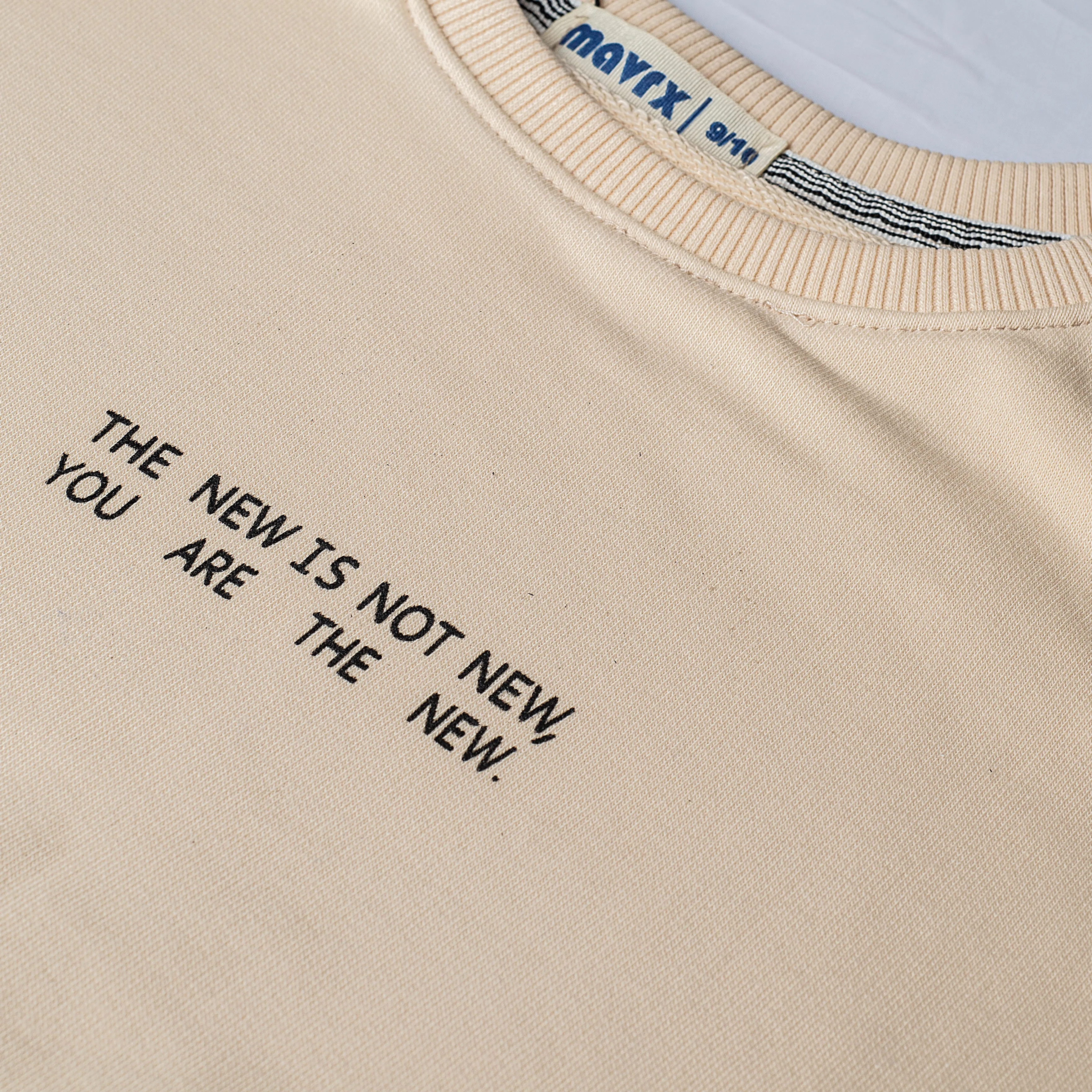 Beige Over Size T-shirt