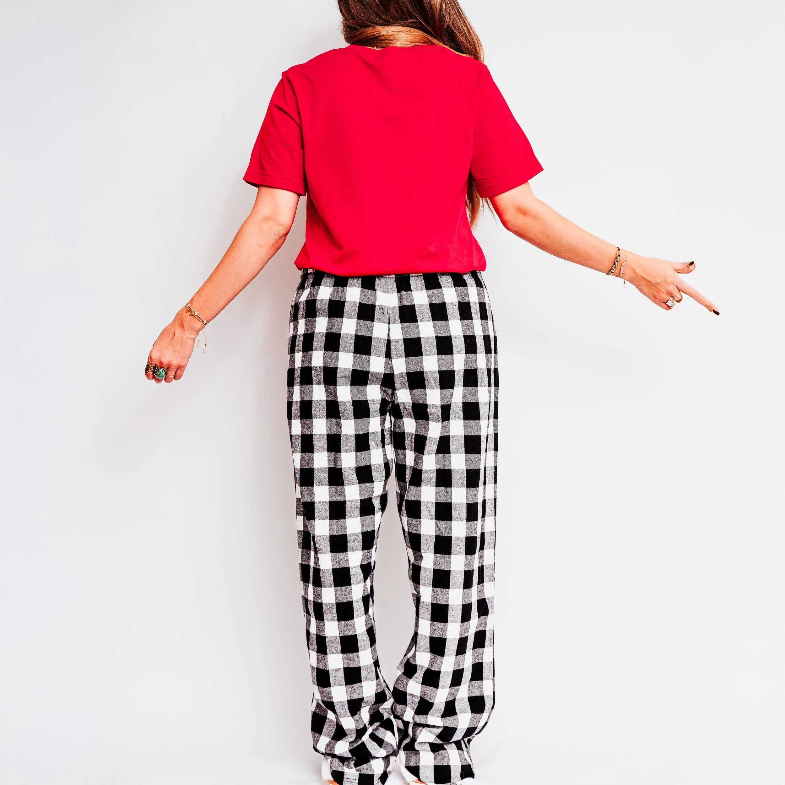 Believe Bold  | Plaid Pajama Set