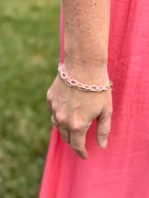Benjamin Layered Link Bracelet