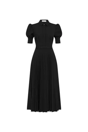 Benoit Pleated Midi Dress