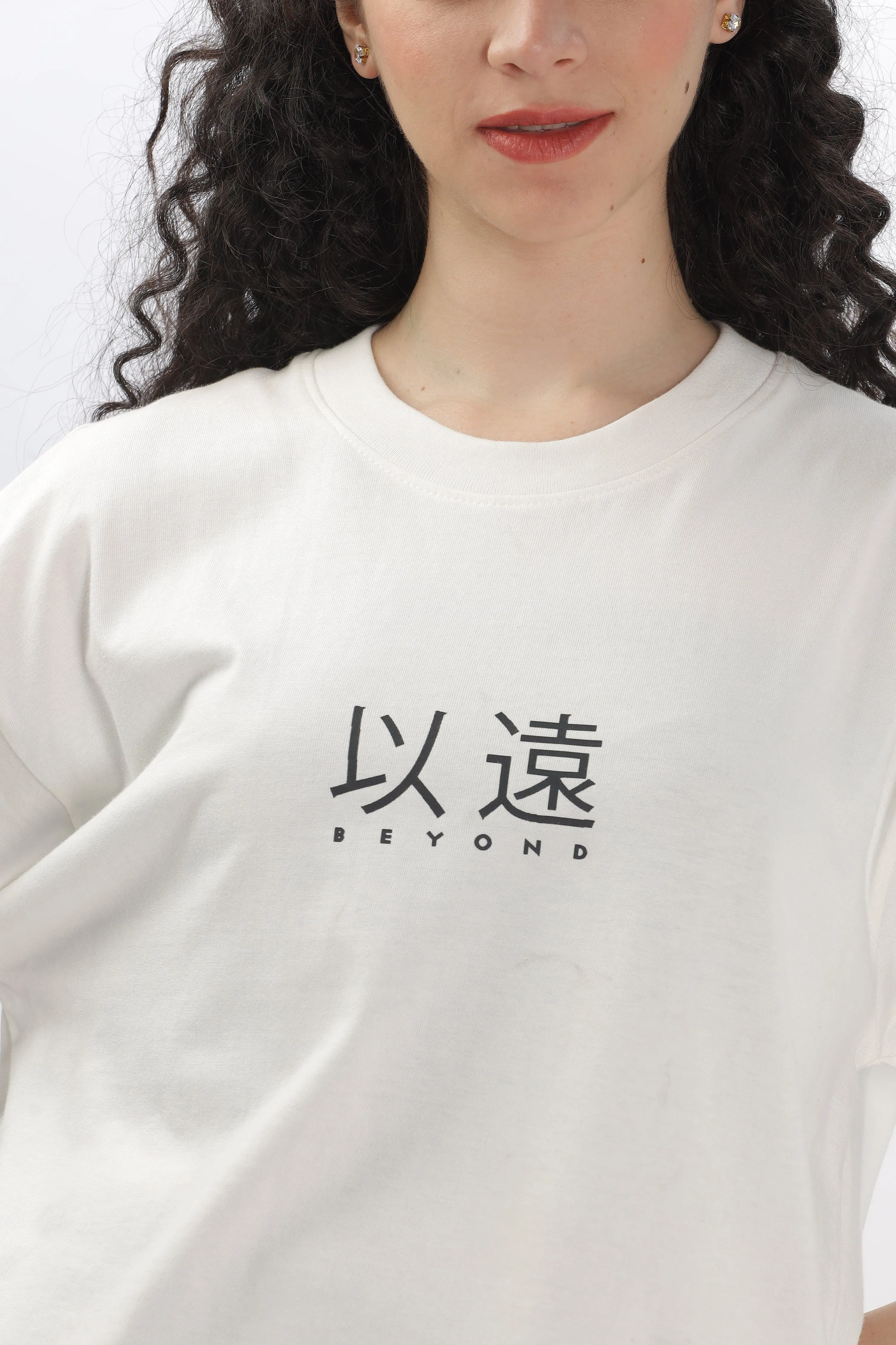 Beyond Off-white Oversized T-shirt
