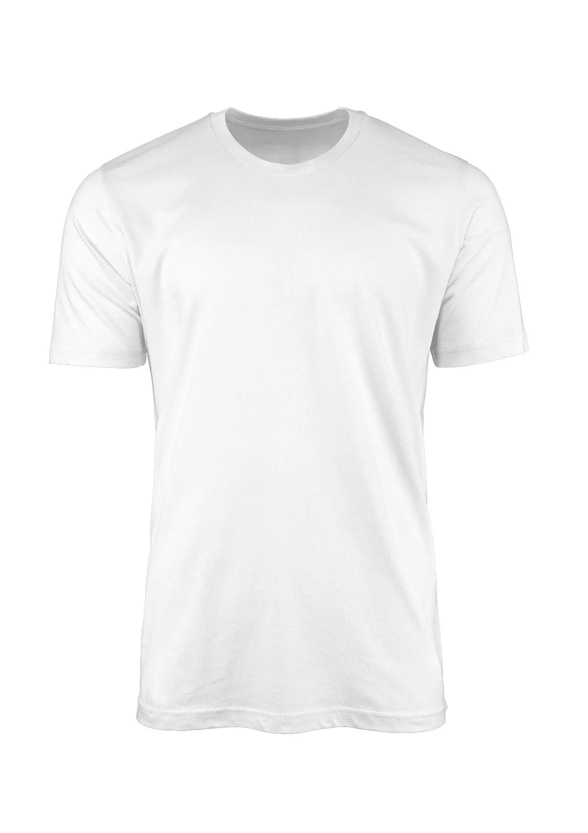 Big & Tall Men's T-Shirts Short Sleeve Crew Neck White 3 Pack