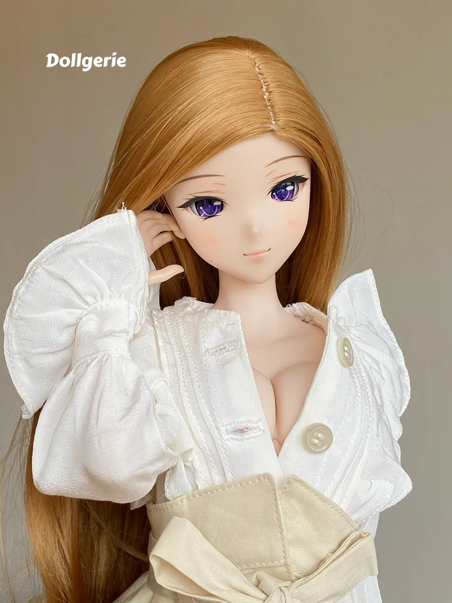 Big Button Long Sleeve Mini Dress for SmartDoll or DD