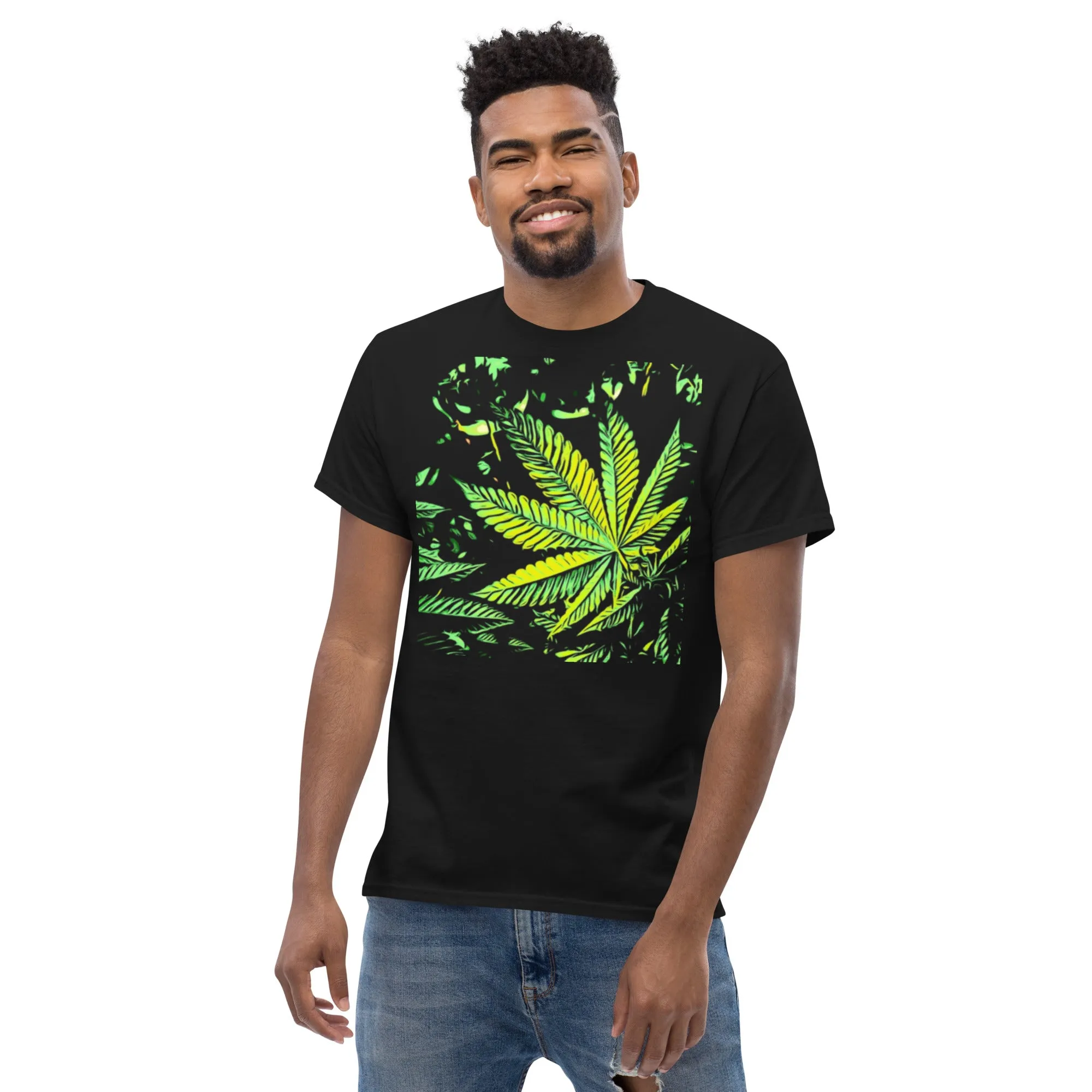 Big Cannabis Leaf Unisex T-shirt