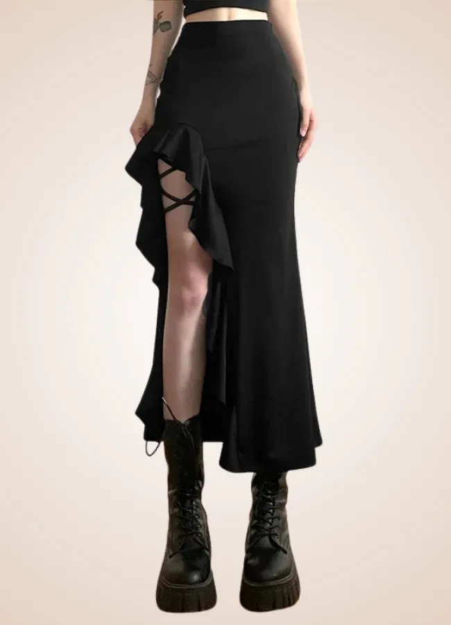 Black Gothic Skirt