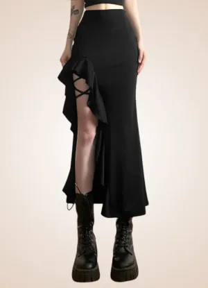 Black Gothic Skirt
