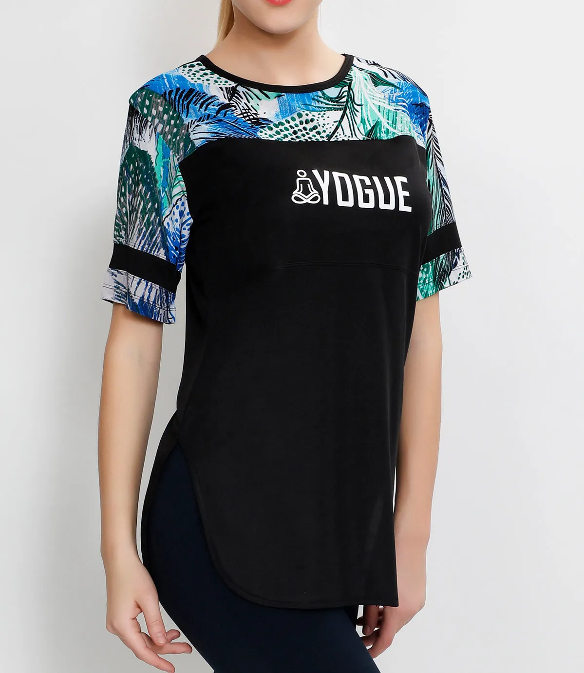 Black Illusion Long T-Shirt