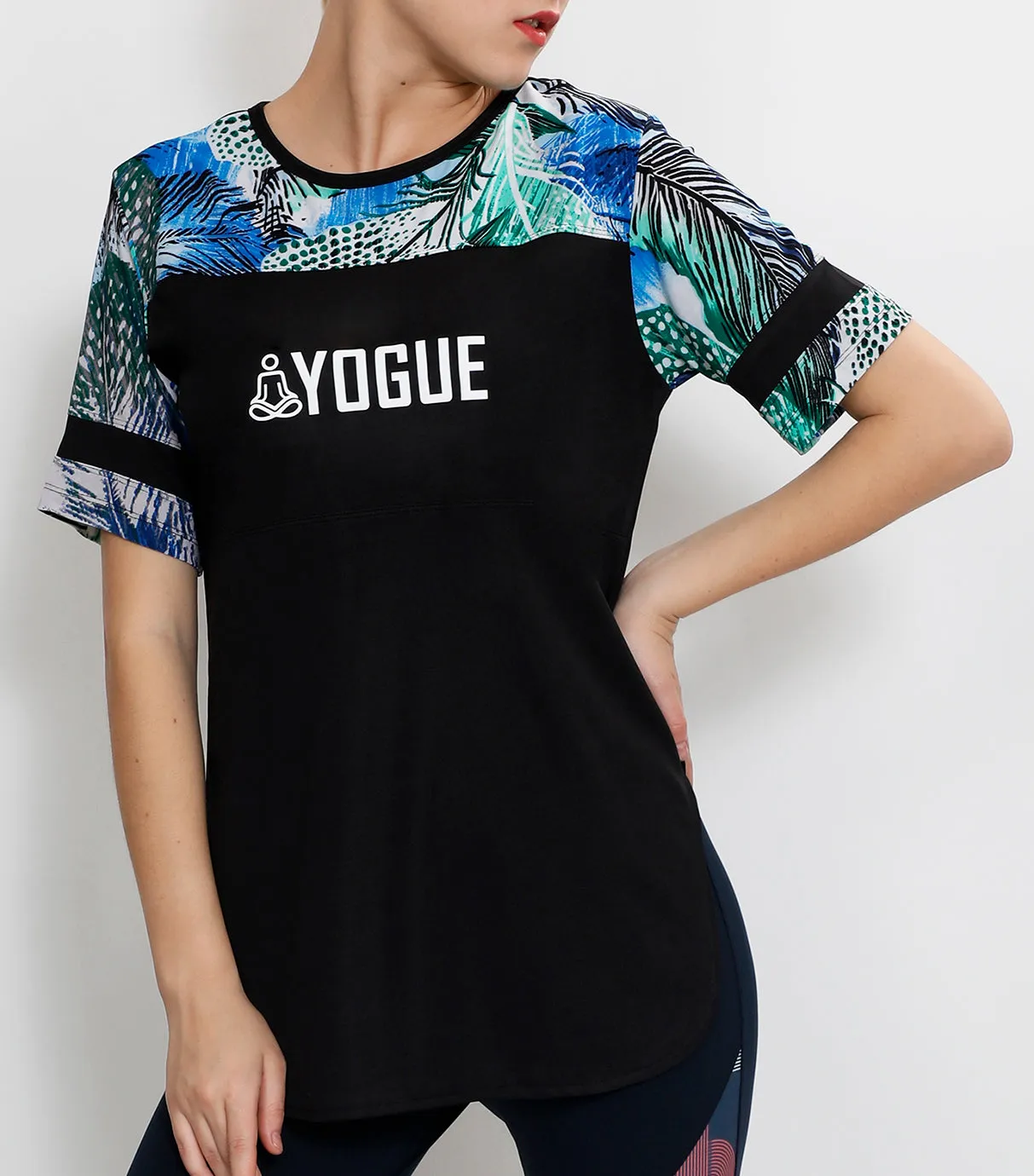 Black Illusion Long T-Shirt