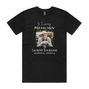 Black T-shirt White Writings