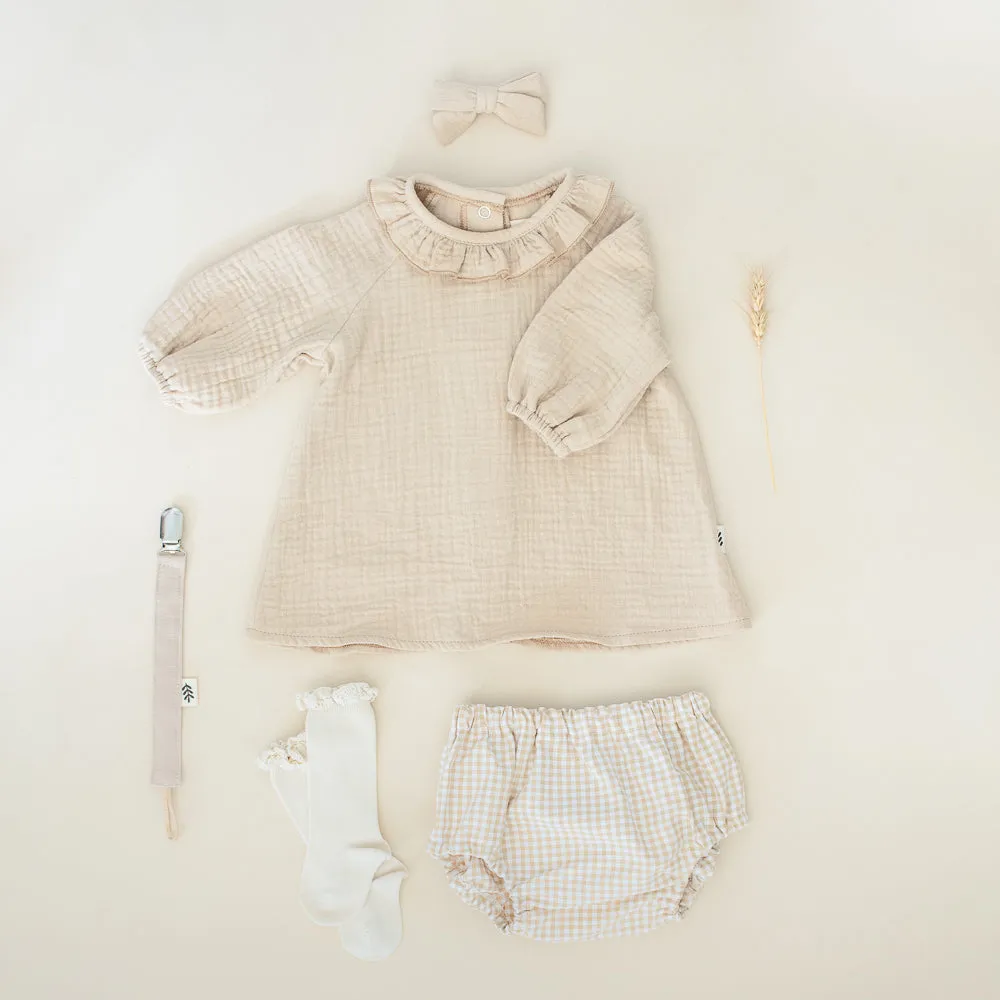 Bloomer - Gingham Tan