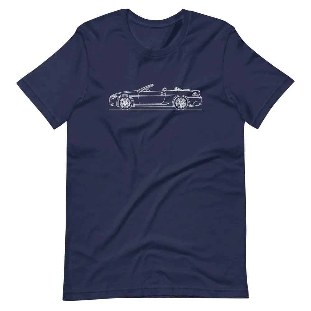 BMW E64 M6 silhouette t-shirt