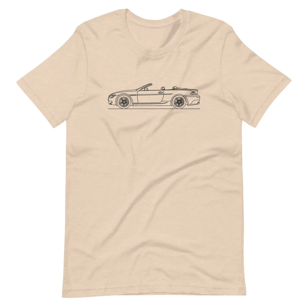 BMW E64 M6 silhouette t-shirt
