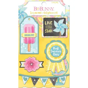 BoBunny Layered Chipboard [Collection] - Summer Mood