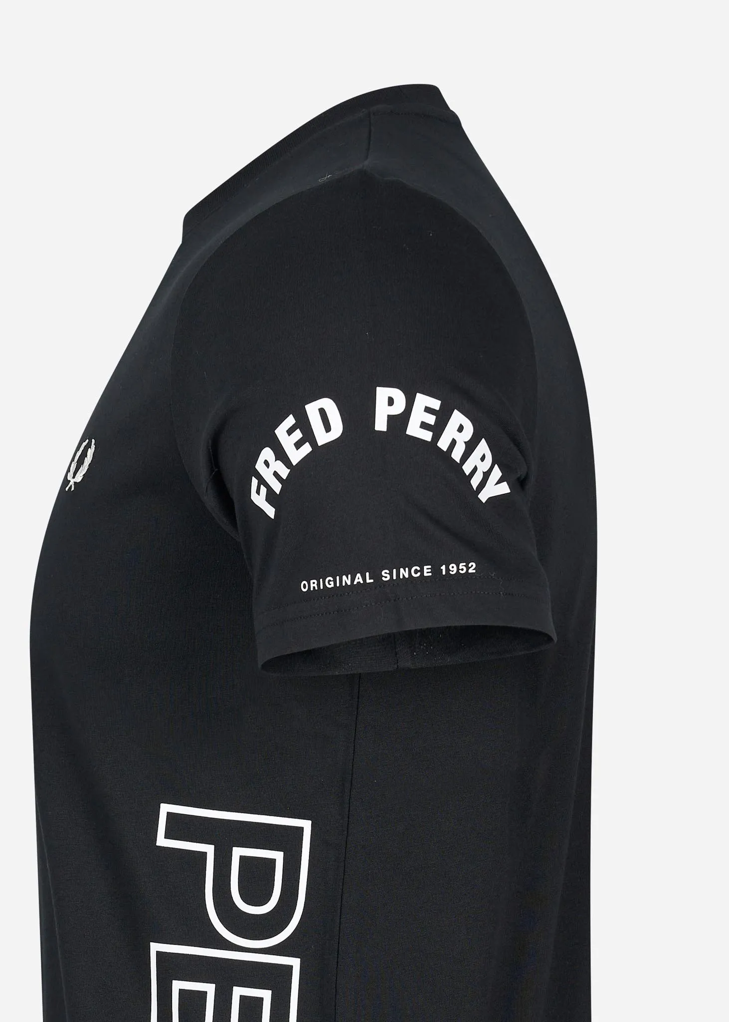 Bold branding t-shirt - black