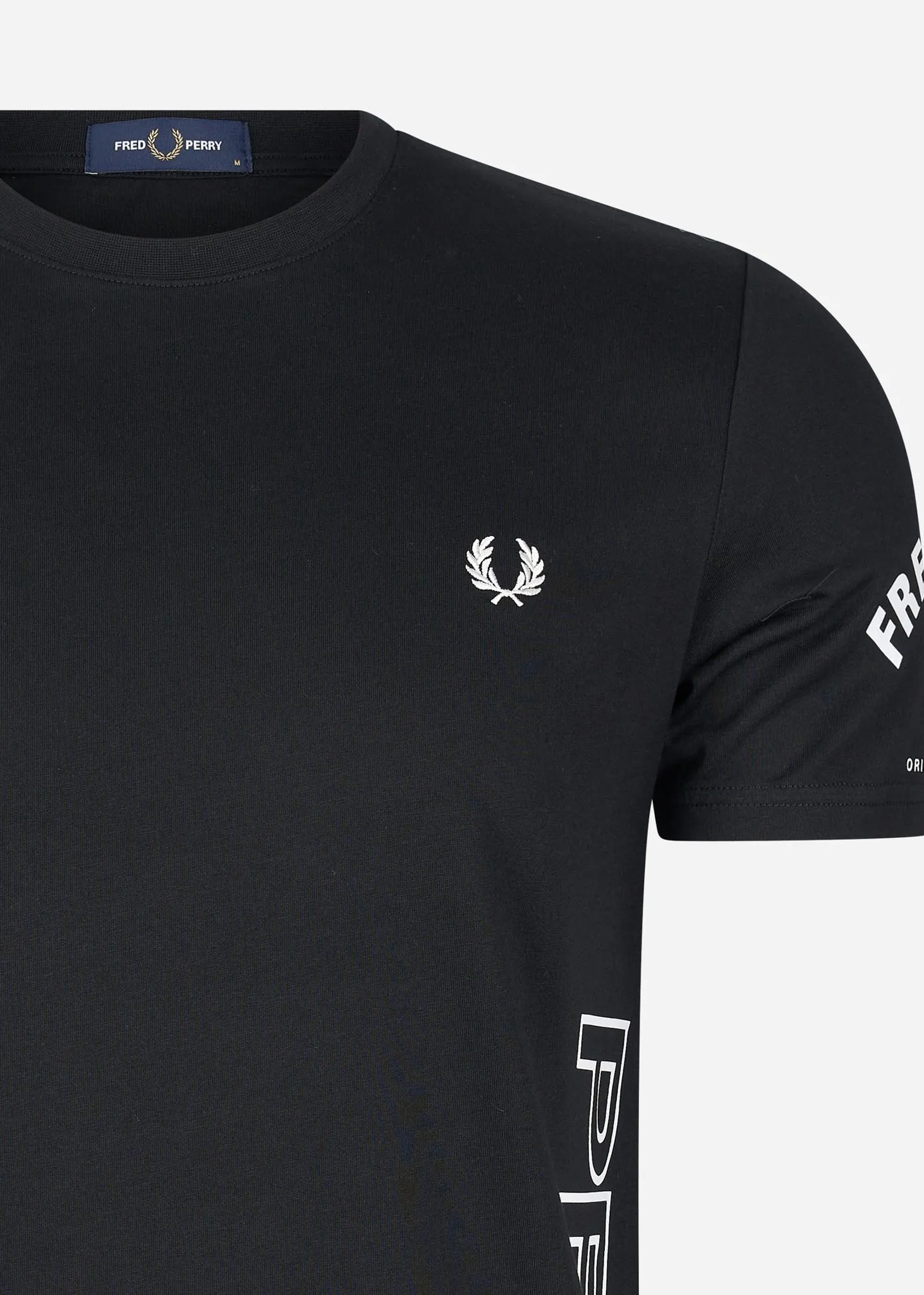 Bold branding t-shirt - black