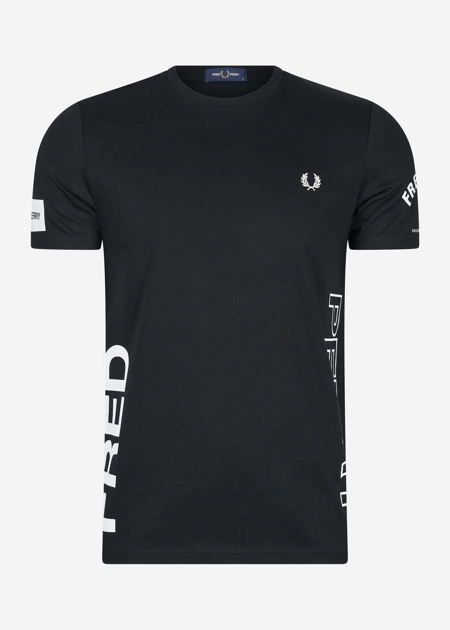 Bold branding t-shirt - black