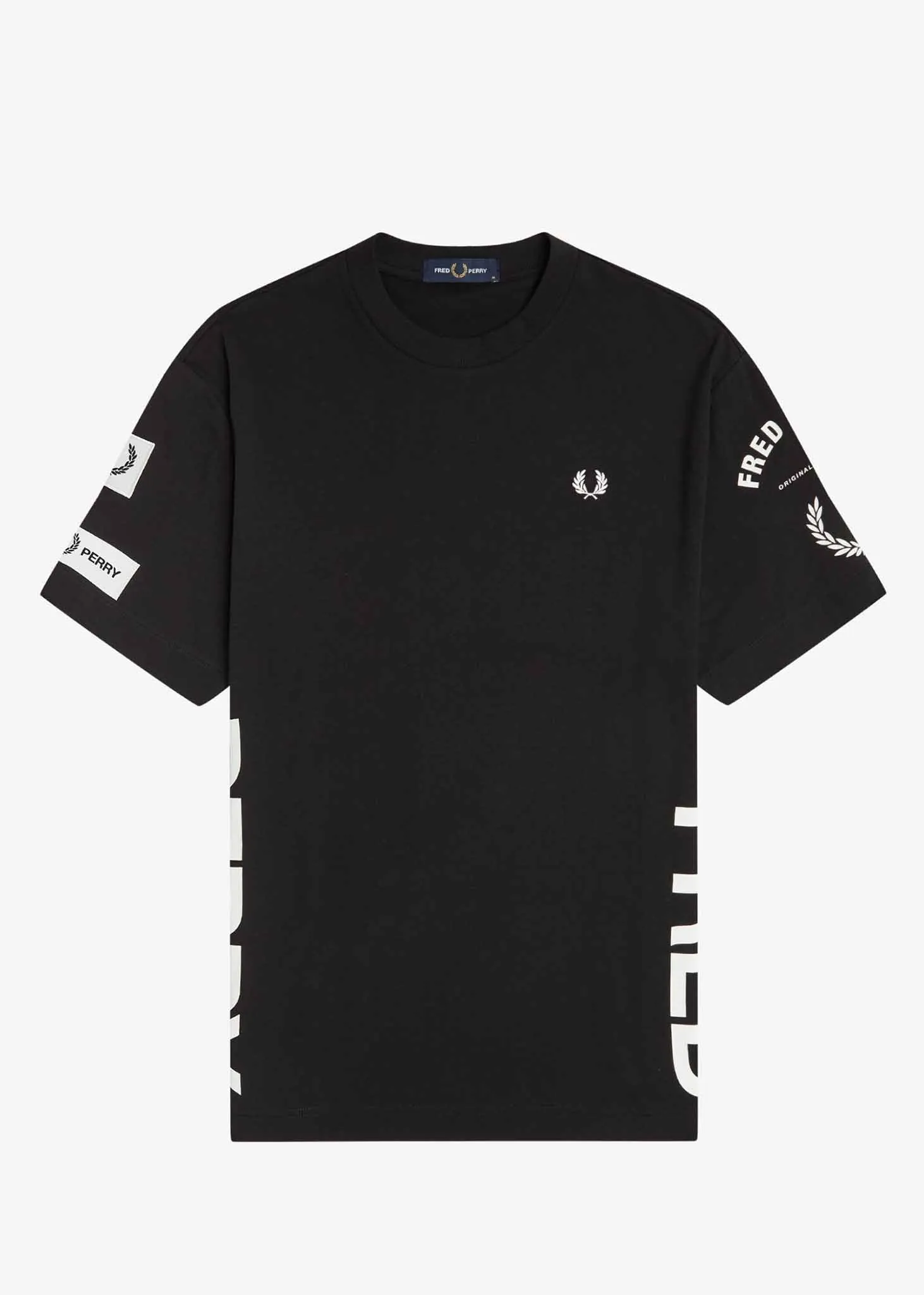 Bold branding t-shirt - black