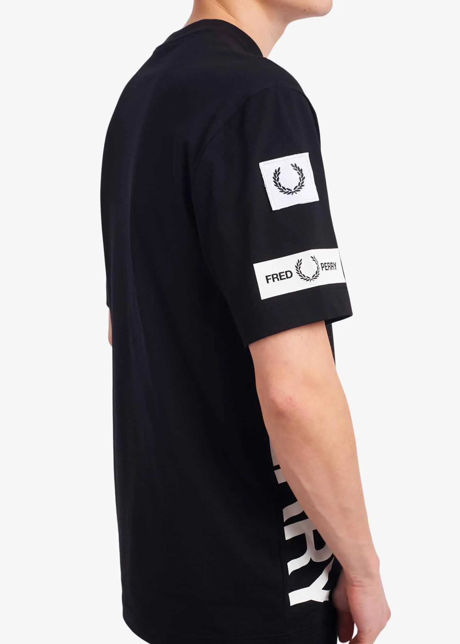 Bold branding t-shirt - black