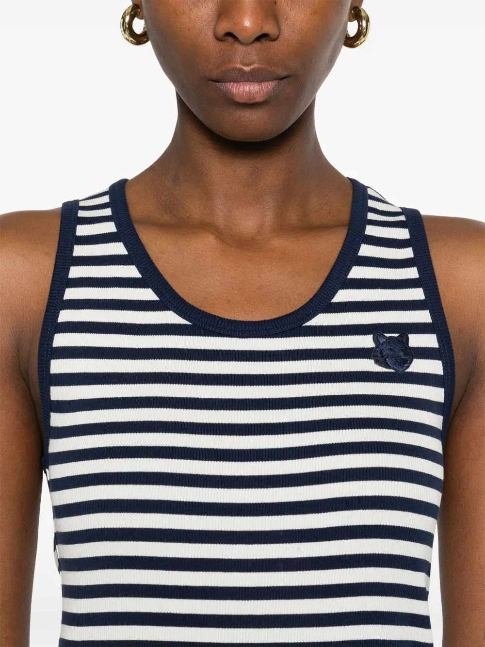 Bold fox head cotton top