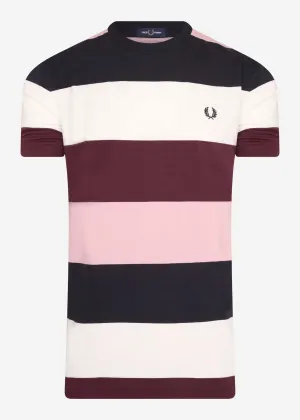 Bold stripe t-shirt - snow white