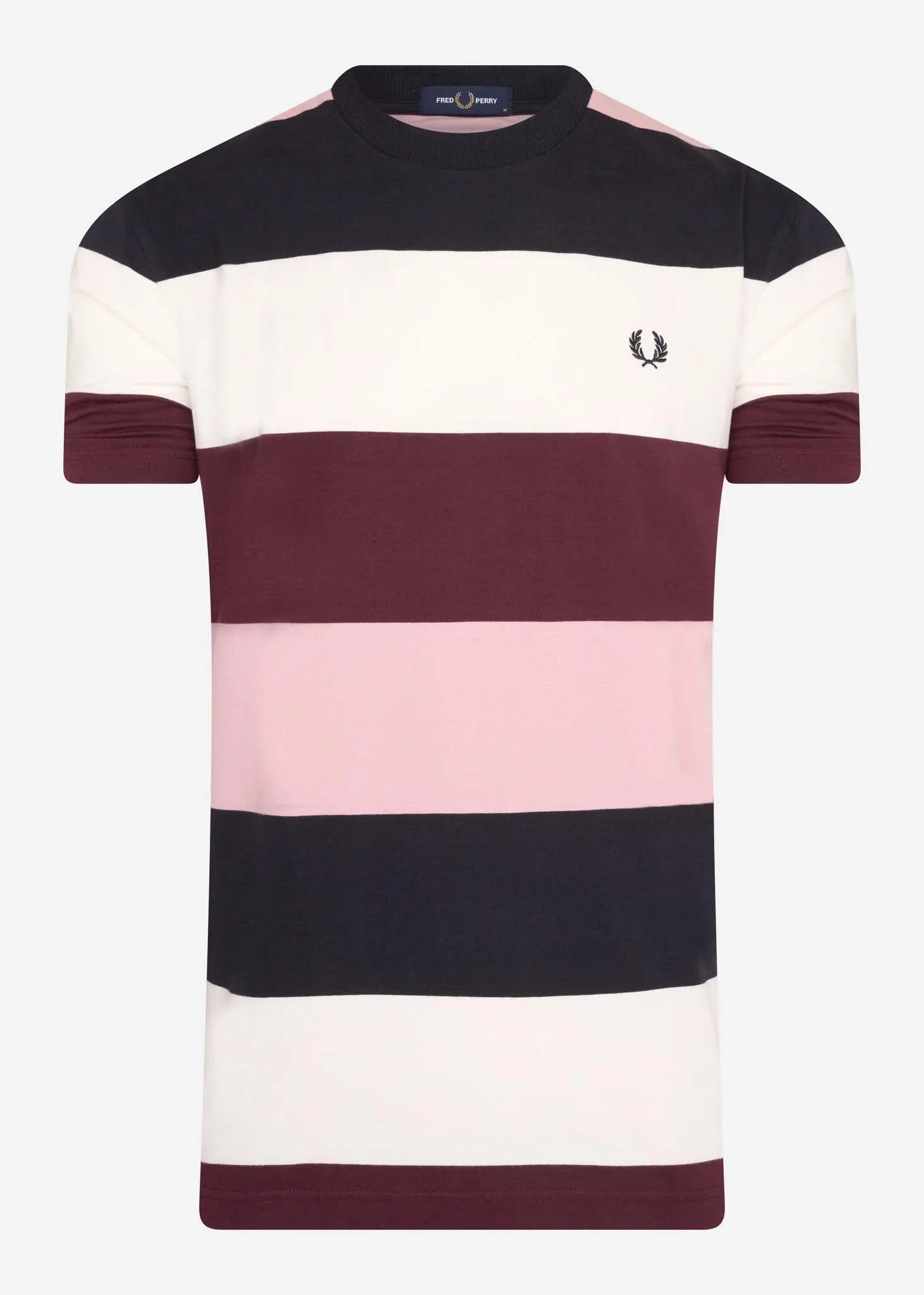 Bold stripe t-shirt - snow white