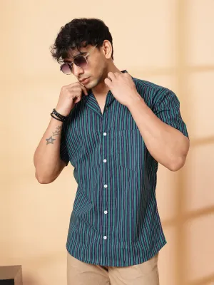 Bold Striped Cotton Shirt