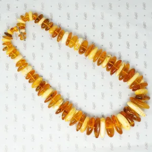 Bold Vintage Natural Amber Necklace