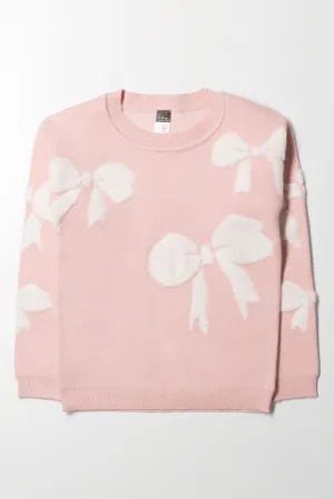 Bow Jersey Light Pink