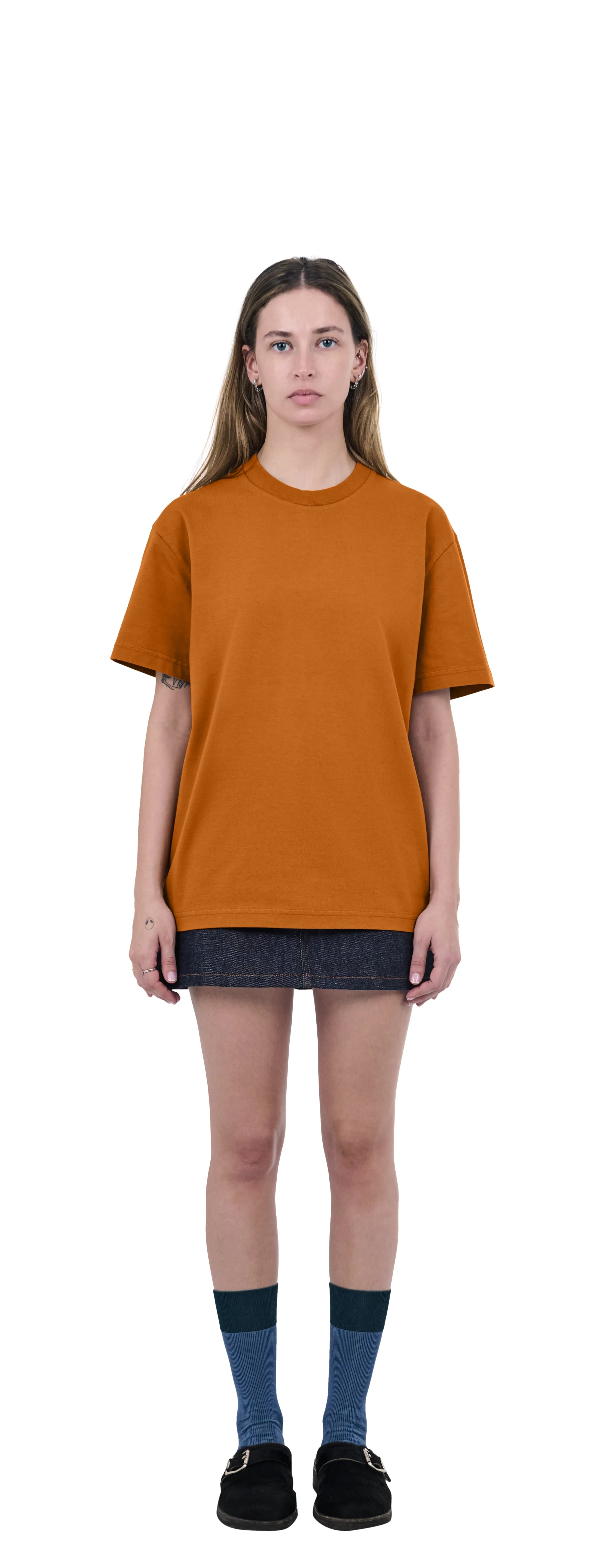 Boxy T-Shirt, Amber Ash