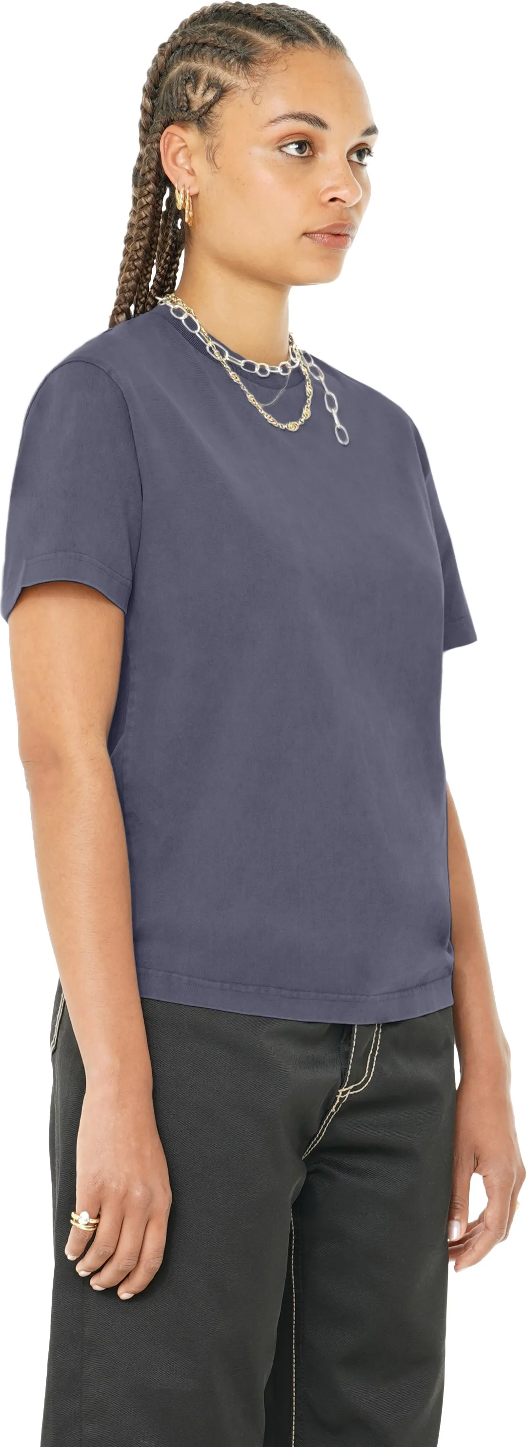 Boxy T-Shirt, Deep Blueberry