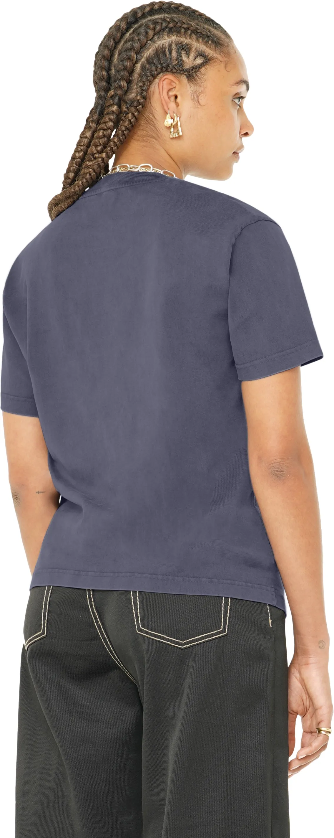 Boxy T-Shirt, Deep Blueberry
